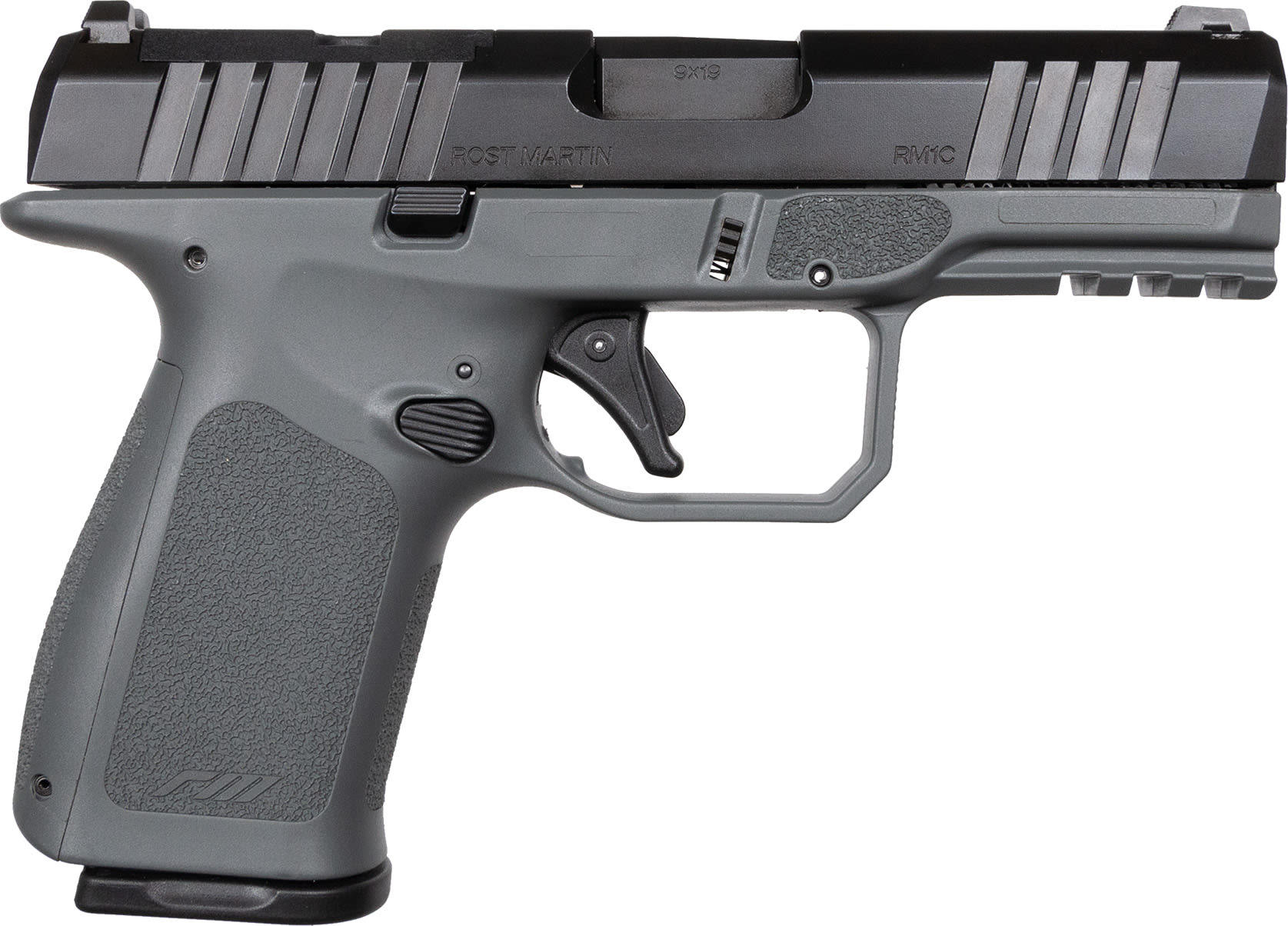 Handguns Rost Martin RM1 9MMLUGER ROS RM1C 9MM GRAY 15/17RD